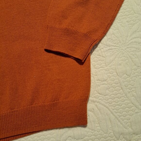 Briefing men's size Medium burnt orange 100% merino wool, New - Picture 3 of 5
